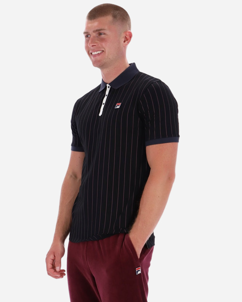 Fila Vintage BB1 Polo Black/Gardenia/Fig/Charcoal