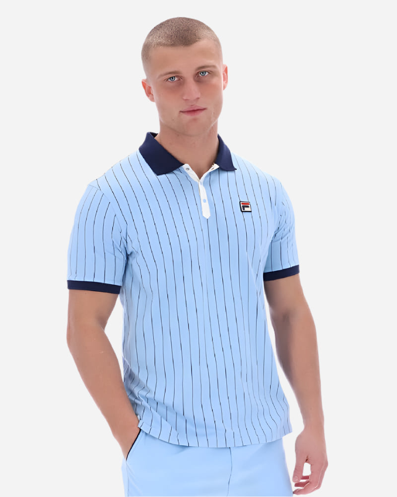 FILA Vintage BB1 Polo Blue Bell/Navy/Gardenia FILA