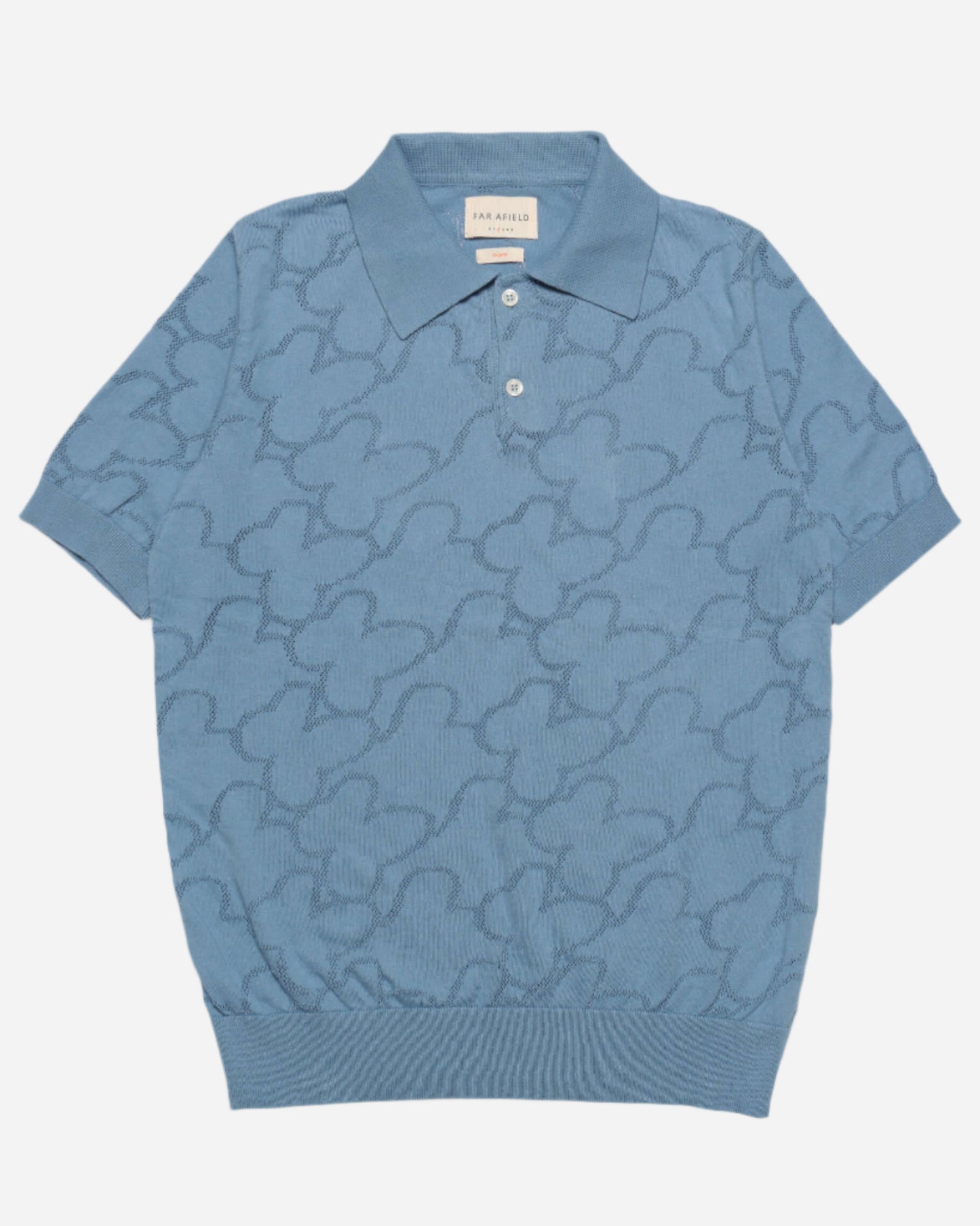 Far Afield BELSER Polo Allure Blue Floral Lace Far Afield