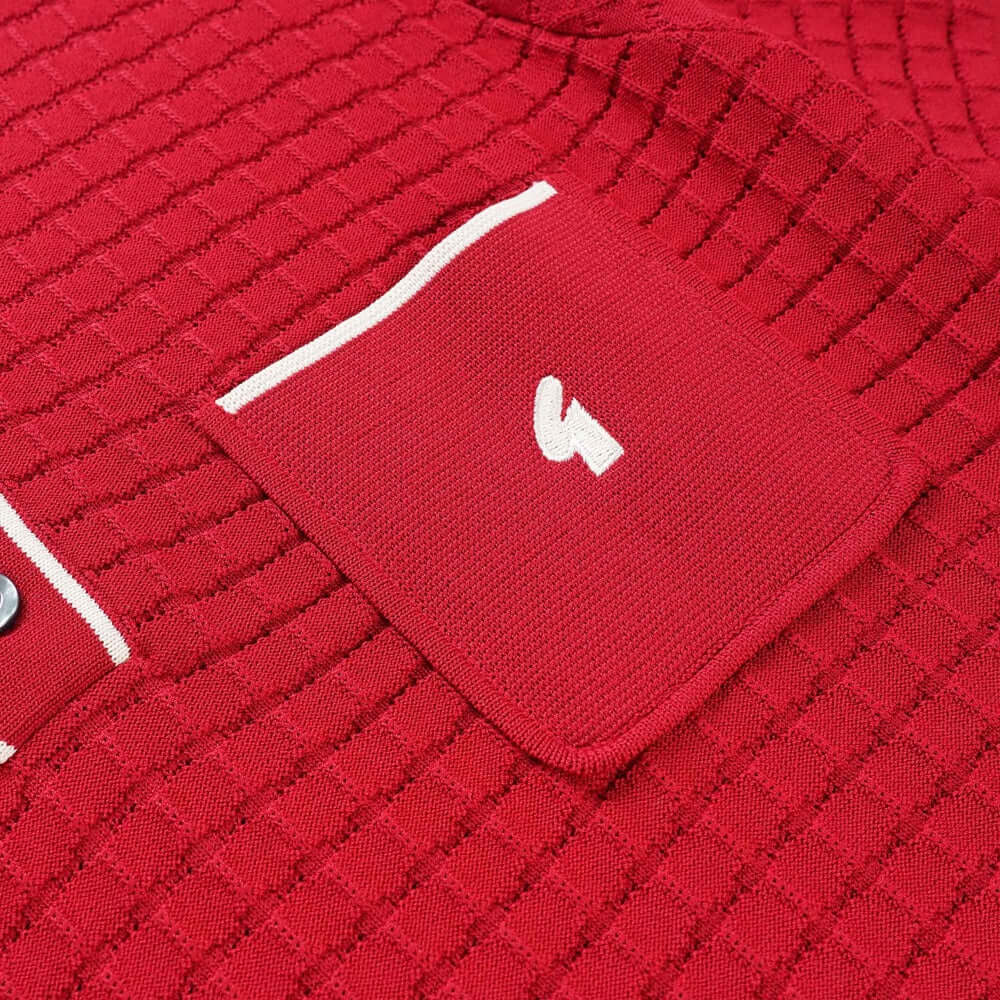 Gabicci Vintage ROY Polo Cherry | Archive Collection