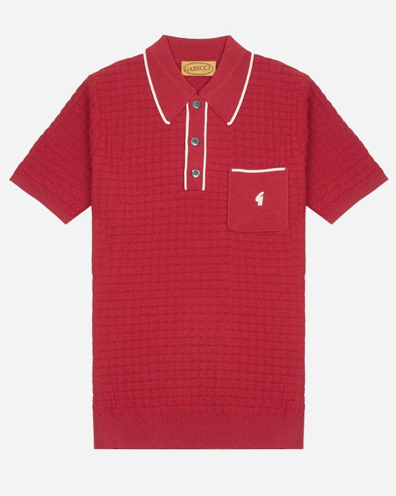 Gabicci Vintage ROY Polo Cherry | Archive Collection