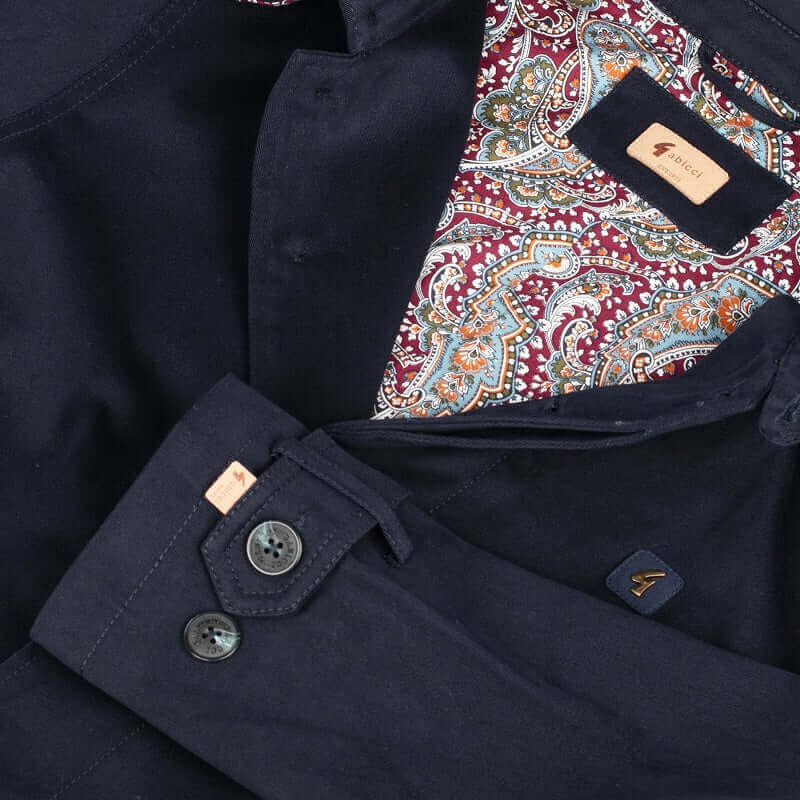 Gabicci Vintage HOUGHTON Mac Navy Gabicci Vintage