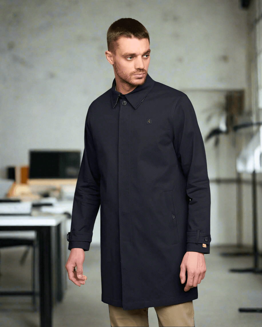 Gabicci Vintage HOUGHTON Mac Navy