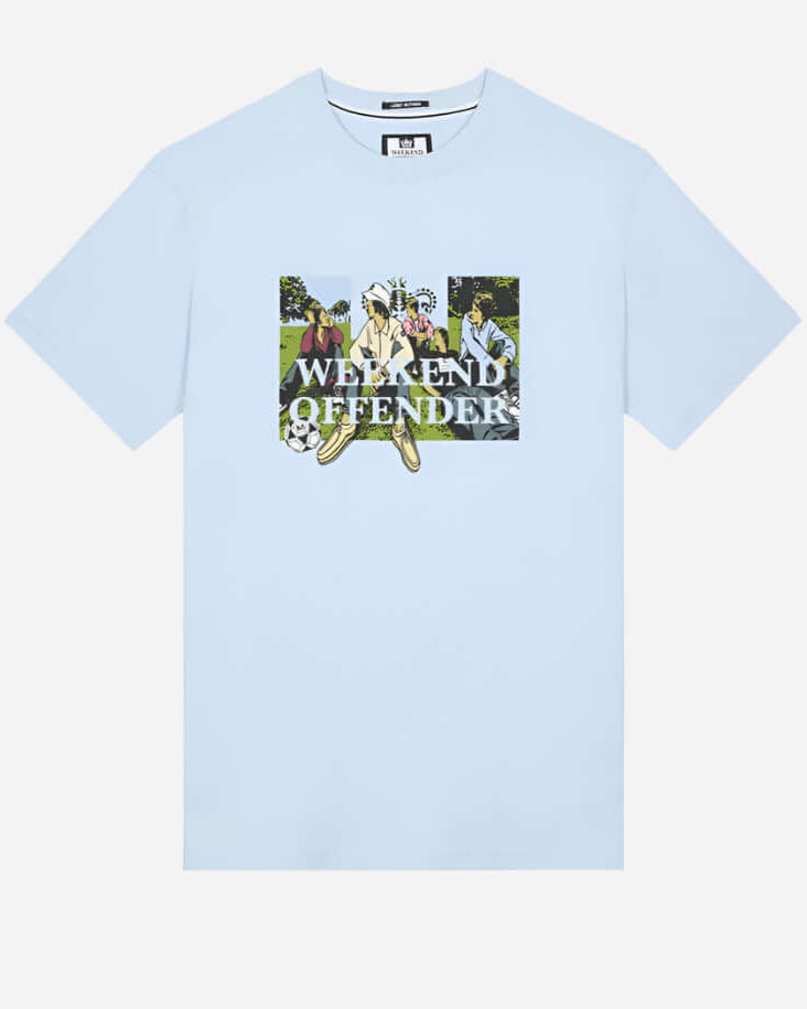 Weekend Offender HYMNS T Shirt Ocean Wave