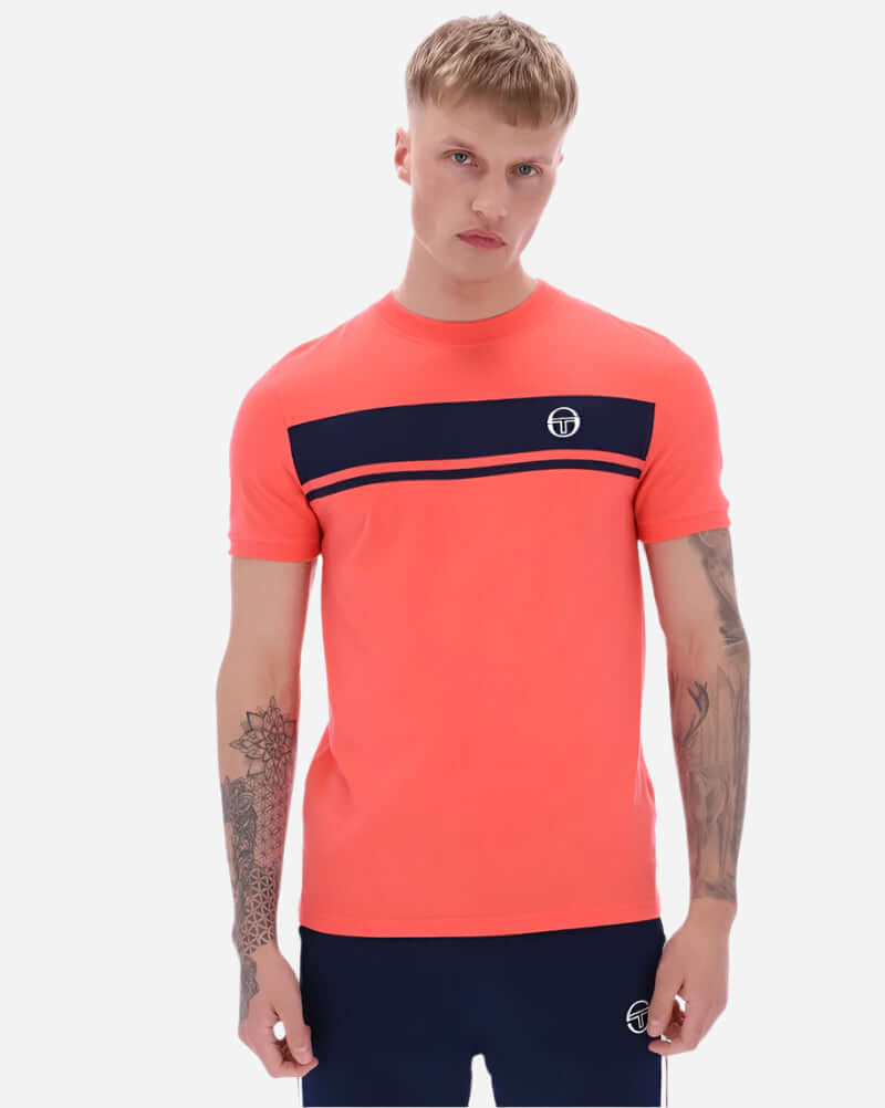 Sergio Tacchini MASTER T Shirt Dubarry/Maritime Blue
