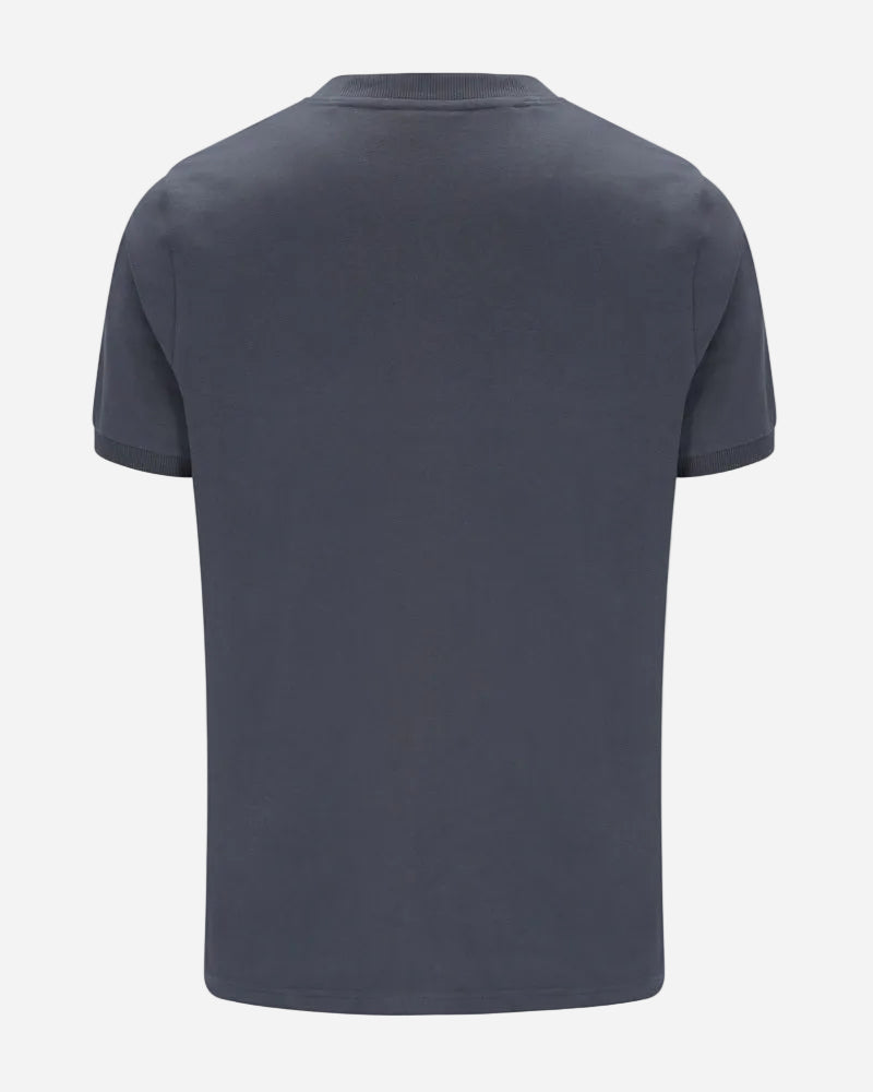 Sergio Tacchini NEW SUPERMAC T Shirt Turbulence/White/Black