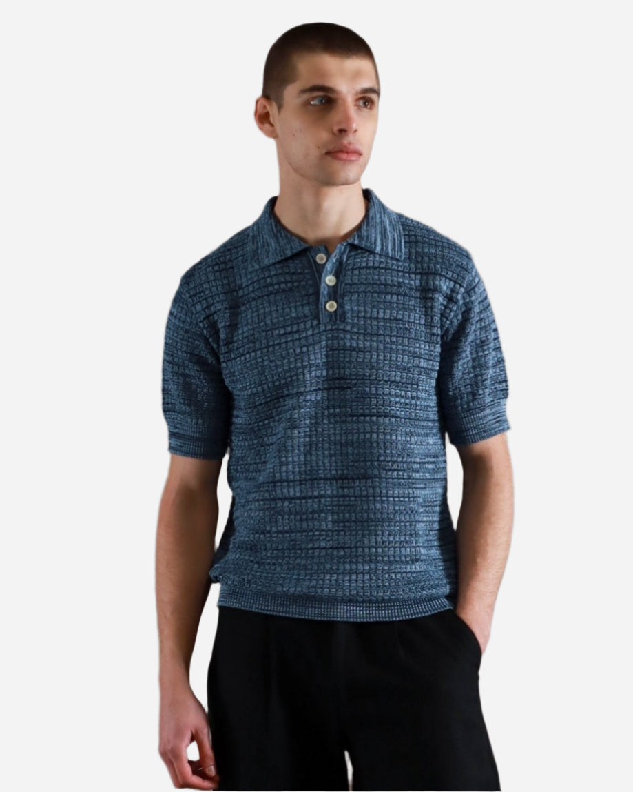 Far Afield RENARD Polo Navy Iris/Allure Blue Far Afield