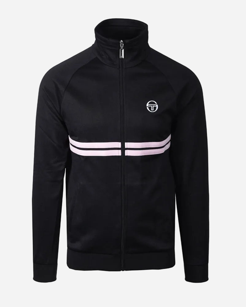 Sergio Tacchini DALLAS Track Top Black/Light Lilac