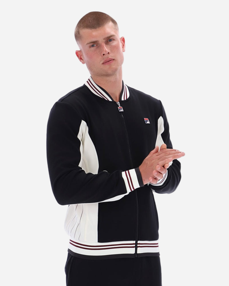 Fila Settanta Track Top Black/Gardenia/Fig/Charcoal
