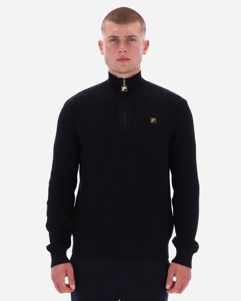 Fila Gold STEVIE 1/4 Zip Knit Black