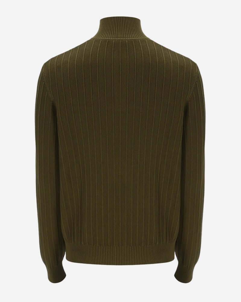 Fila Gold STEVIE 1/4 Zip Knit Dark Olive