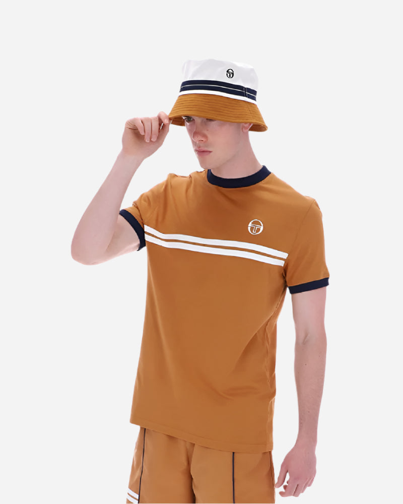 Sergio Tacchini SUPERMAC T Shirt Meerkat/Maritime Blue Sergio Tacchini