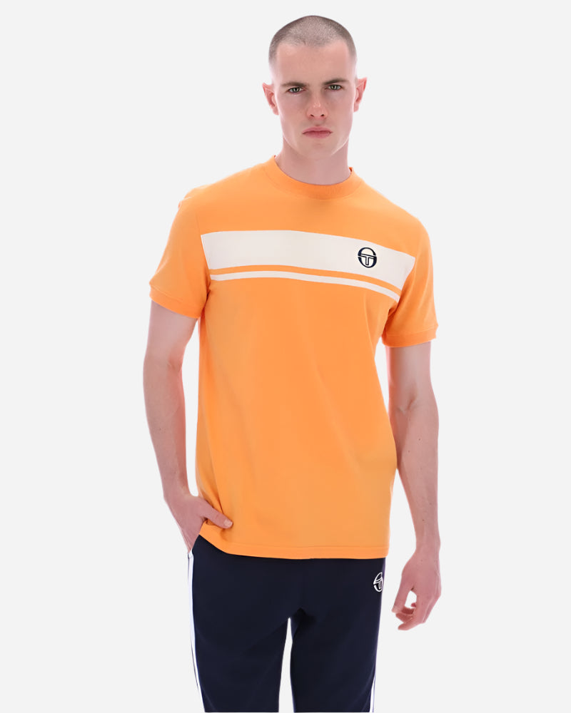 Sergio Tacchini MASTER T Shirt Tangerine-Gardenia Sergio Tacchini