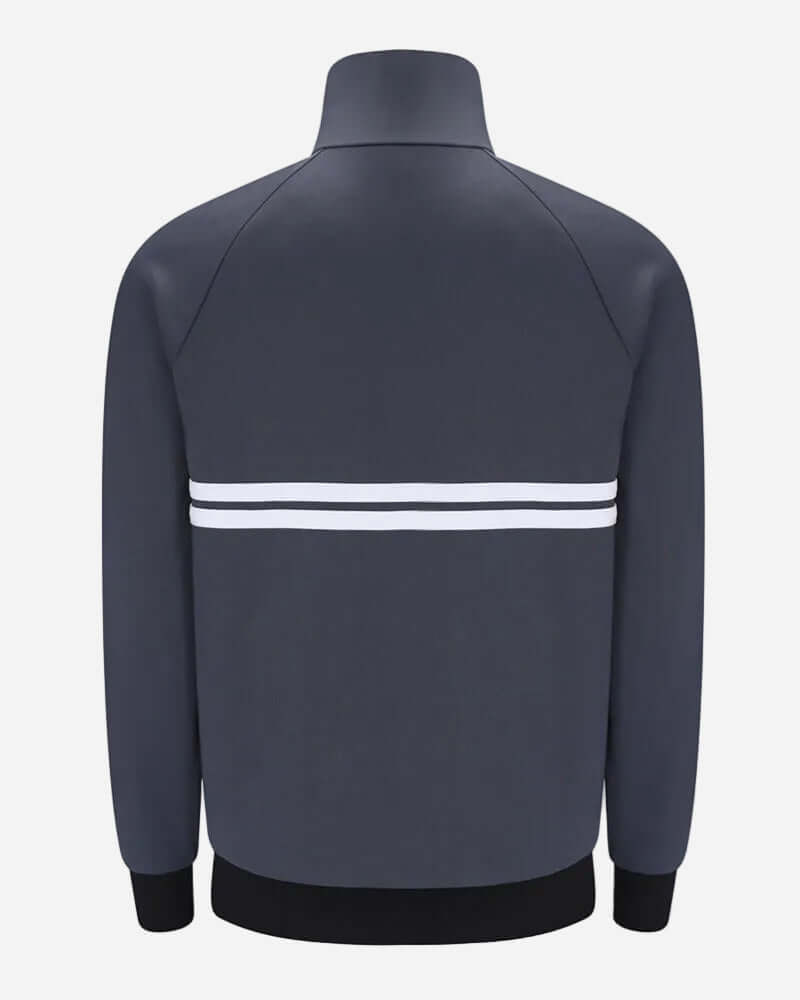 Sergio Tacchini NEW DALLAS Track Top Turbulence White Black
