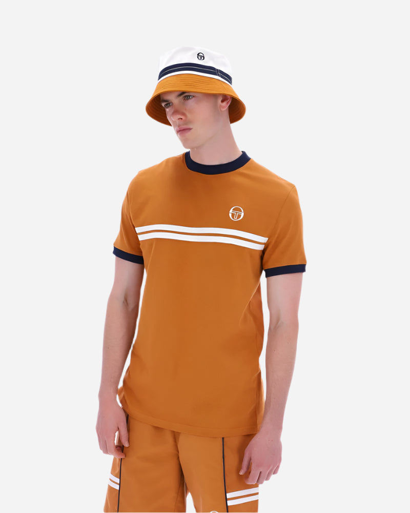 Sergio Tacchini SUPERMAC T Shirt Meerkat/Maritime Blue Sergio Tacchini