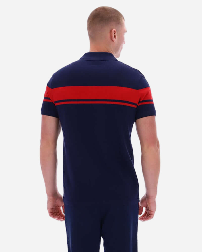 Sergio Tacchini YOUNG LINE Polo Maritime Blue/Adrenaline Rush
