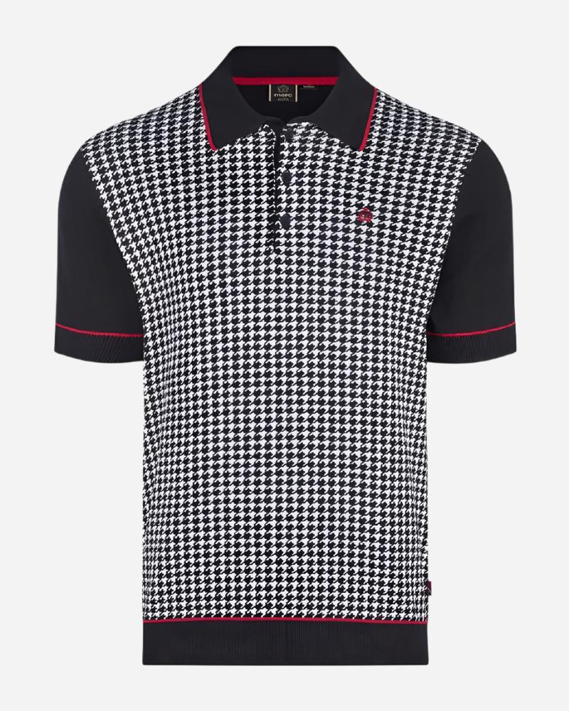 Merc London Clothing CAVENDISH Polo Black Merc Clothing