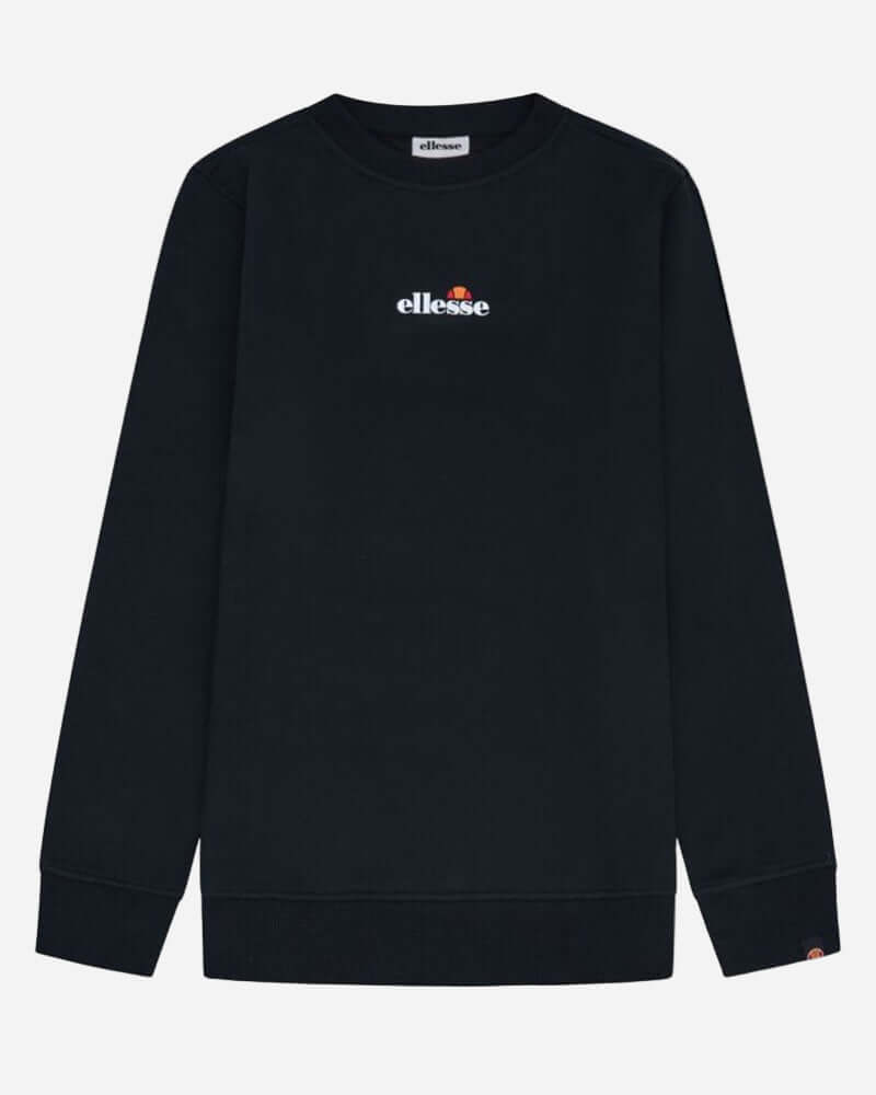 Ellesse Kiamto 2 sweatshirt in navy with iconic logo design on chest for casual wear.
