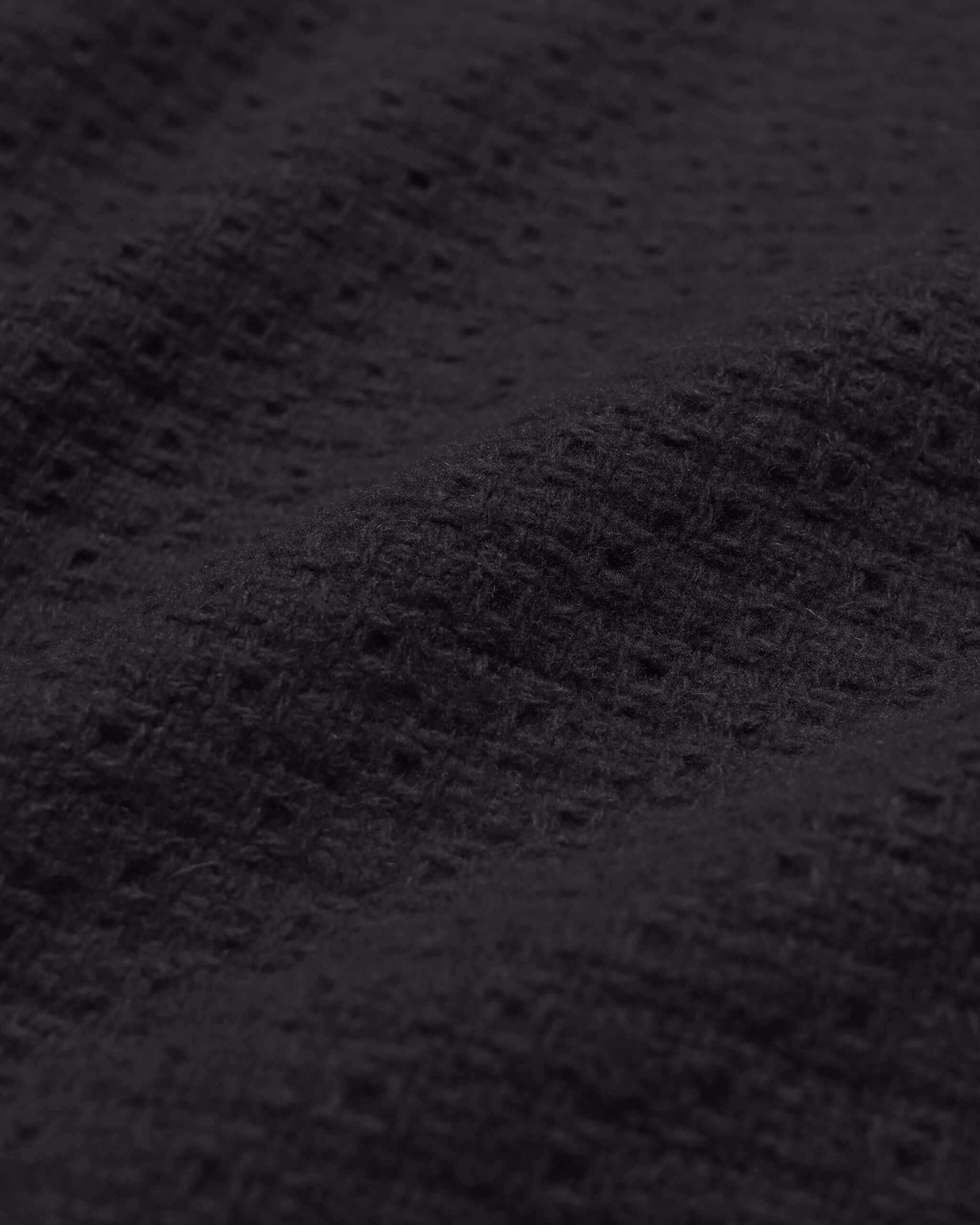 Far Afield STATION JACKET Textured Jacquard Meteorite Black Far Afield