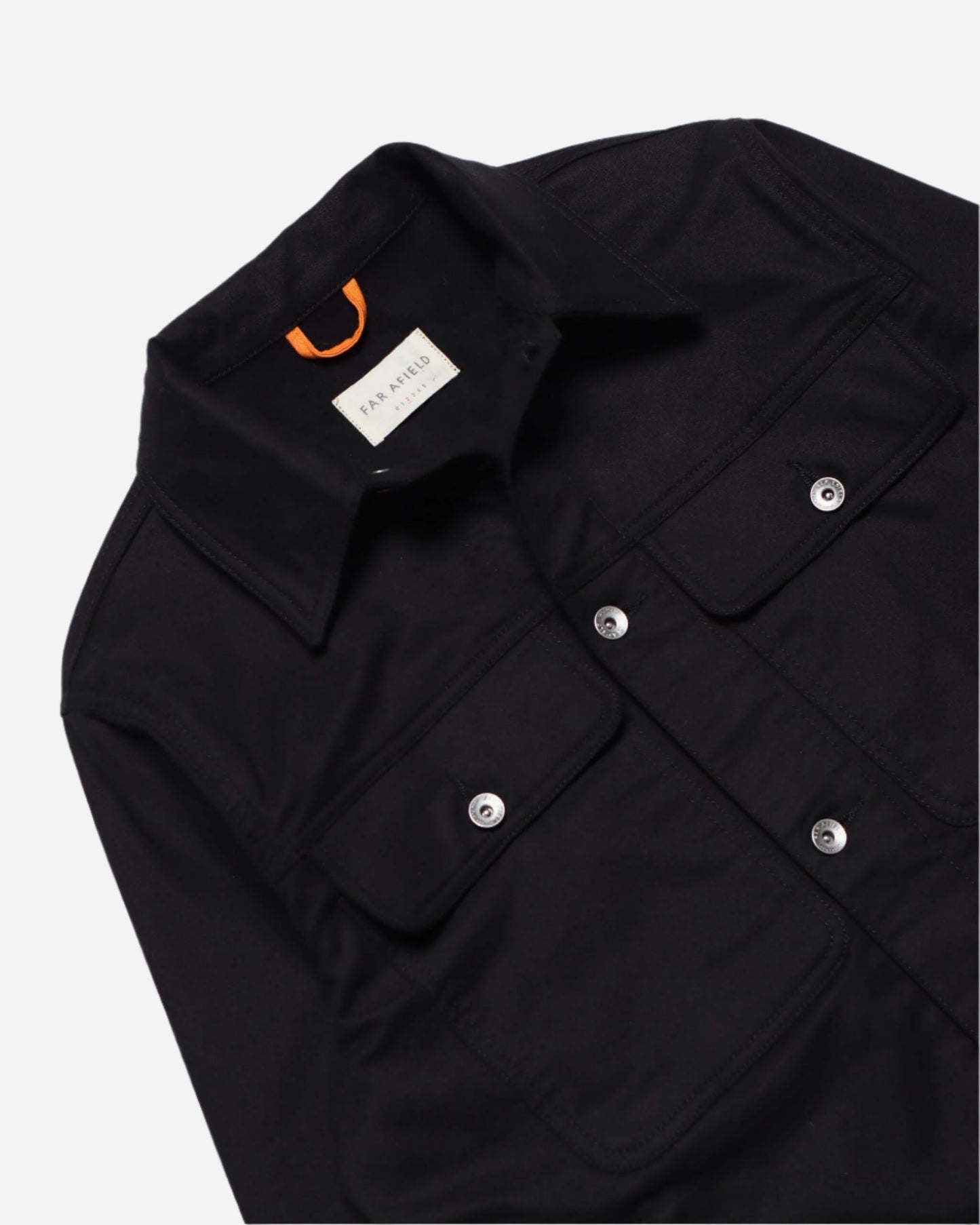 Far Afield WATTS Moleskin Jacket Meteorite Black Far Afield