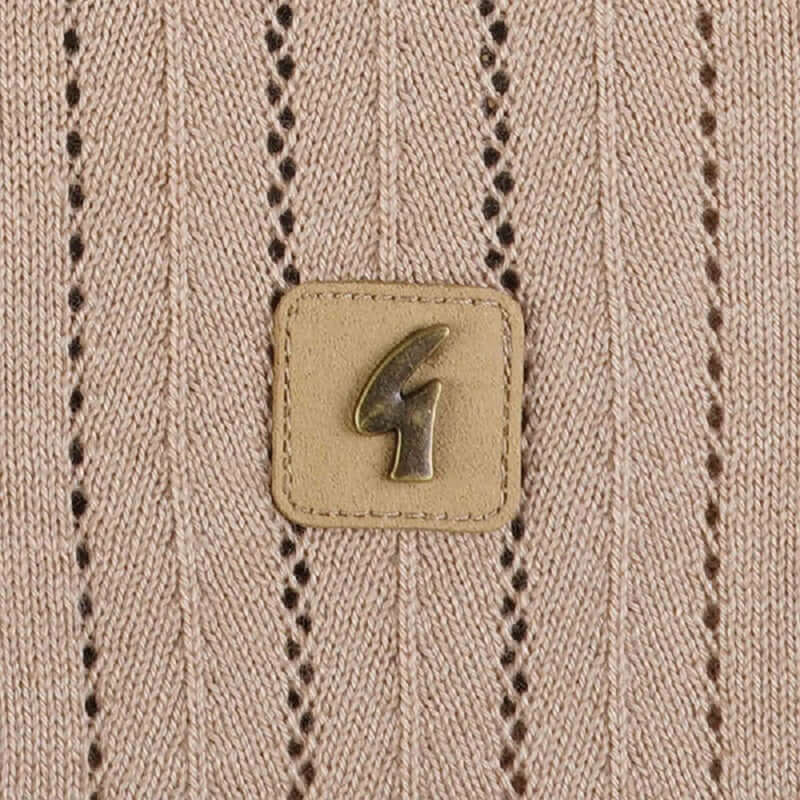 Gabicci ARLO Button-Through Polo Granola
