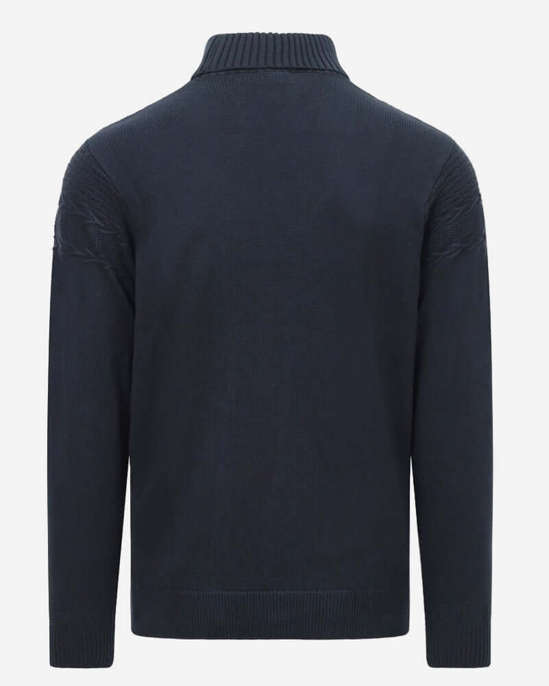 Gabicci EMILIO Roll Neck Knit Navy