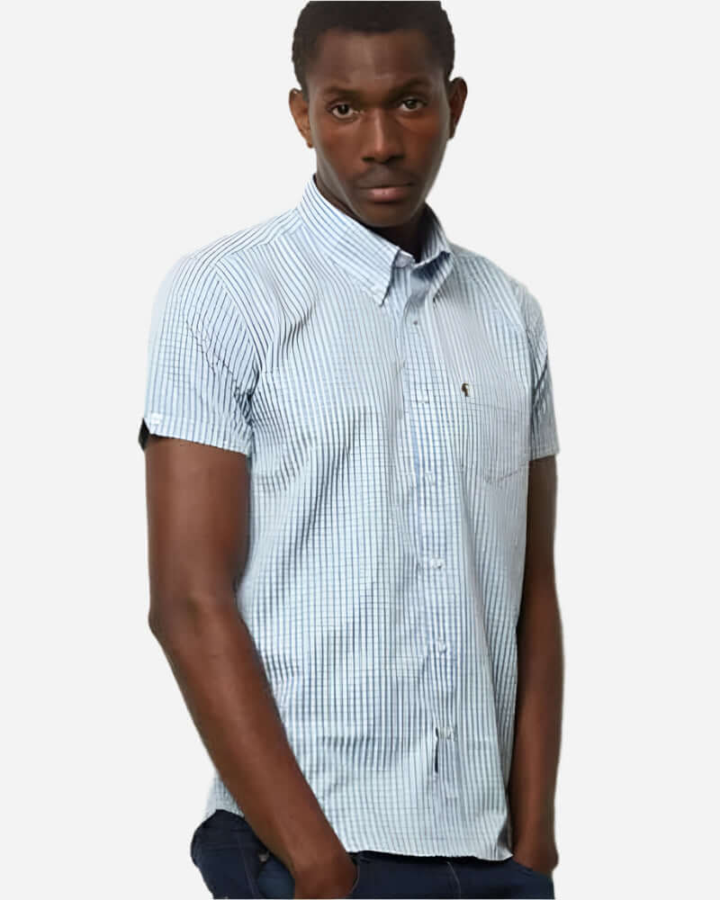 Gabicci FRAZER Shirt Aqua Blue