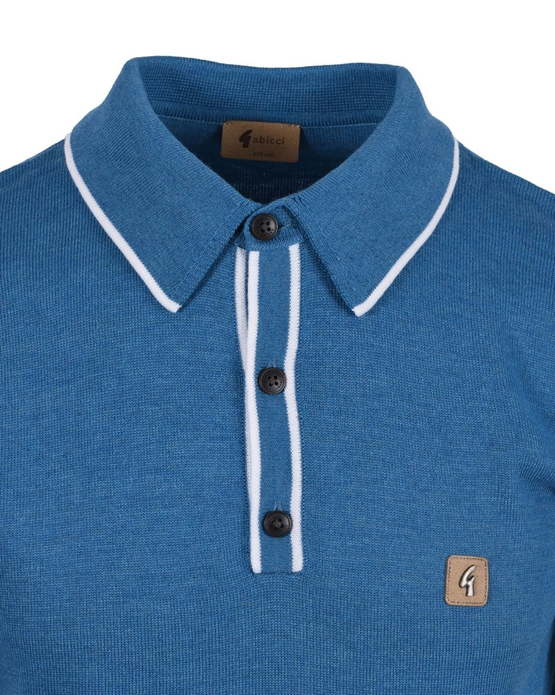Gabicci LINEKER Polo Aqua Blue