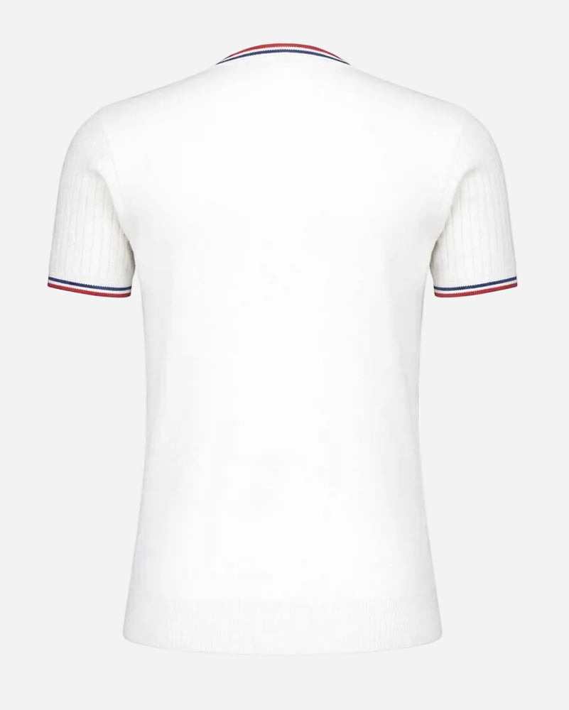 Gabicci SANTINO Knitted T Shirt White