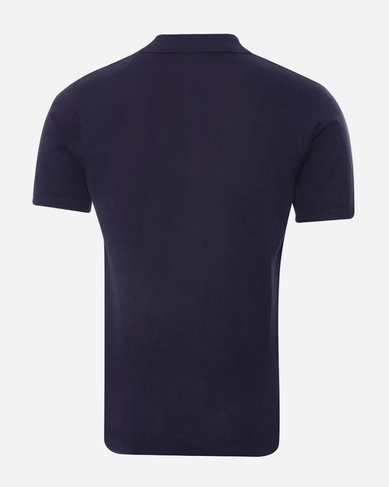 Gabicci SEARLE Knitted Polo Navy