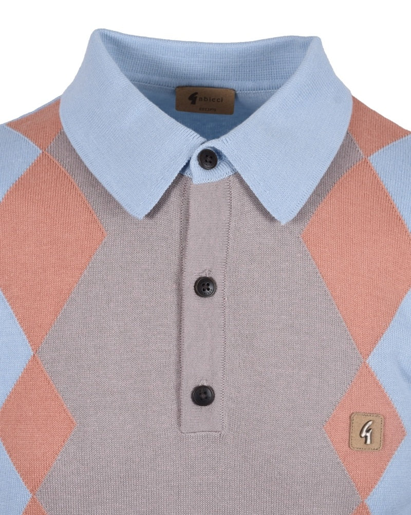 Gabicci BOND Polo Azure Blue