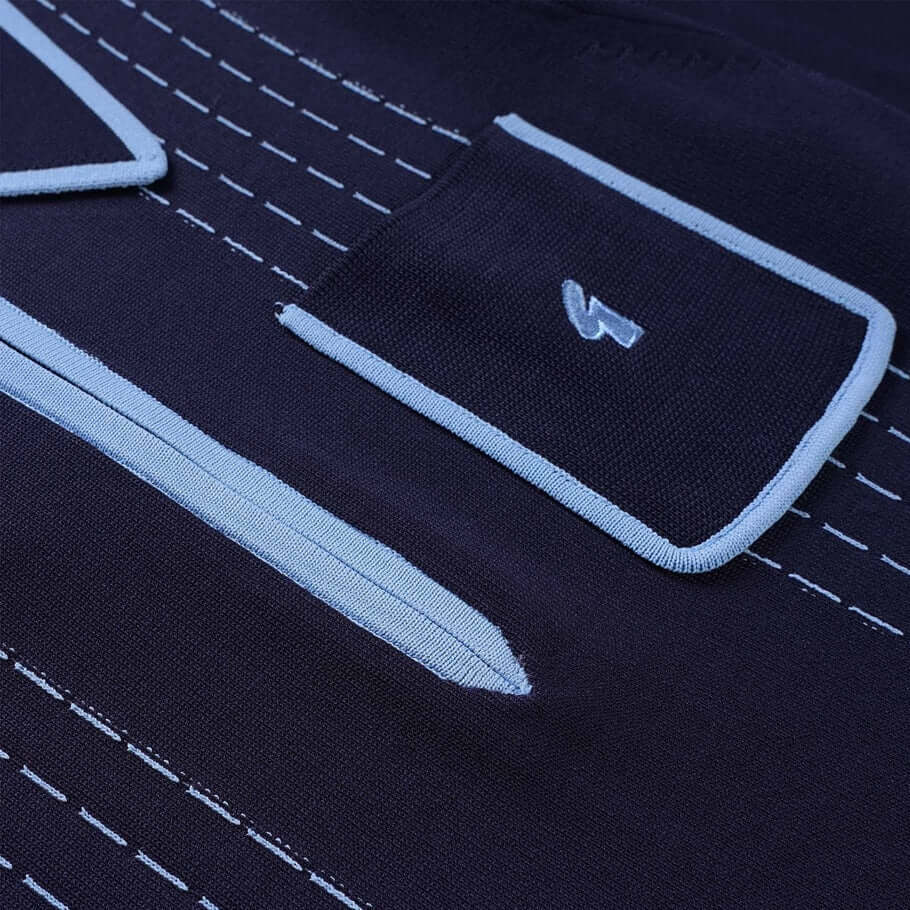 Gabicci Vintage DARRON Polo Navy | Archive Collection