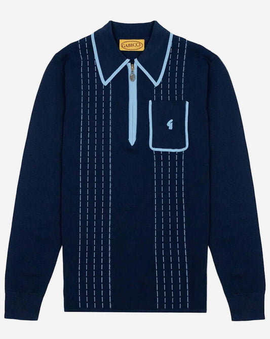 Gabicci Vintage DARRON Polo Navy | Archive Collection