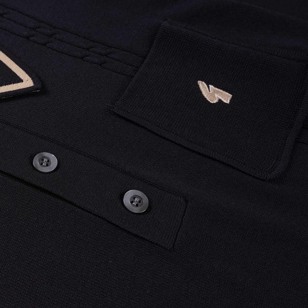 Gabicci NED Polo Shirt Black | Archive Collection