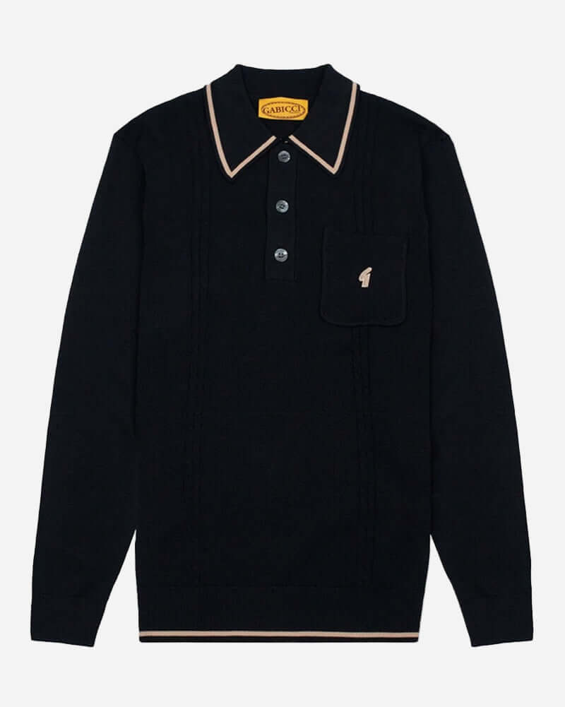 Gabicci NED Polo Shirt Black | Archive Collection