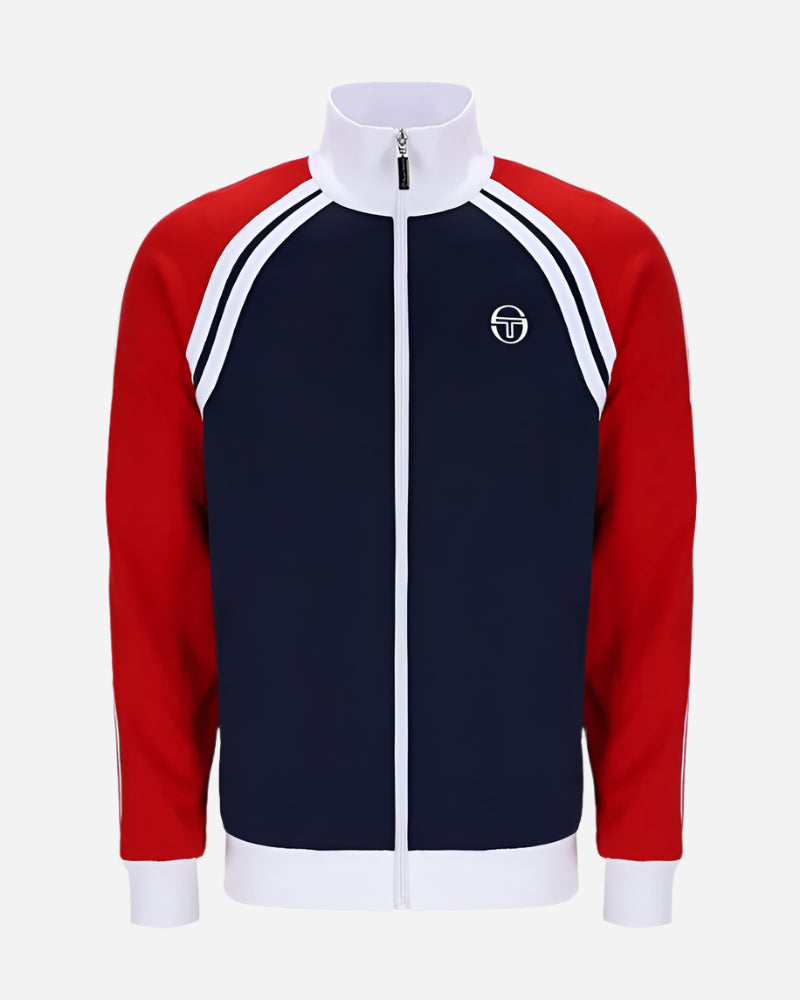 Sergio Tacchini GHIBLI Track Top Maritime Blue/Adrenaline Rush/White