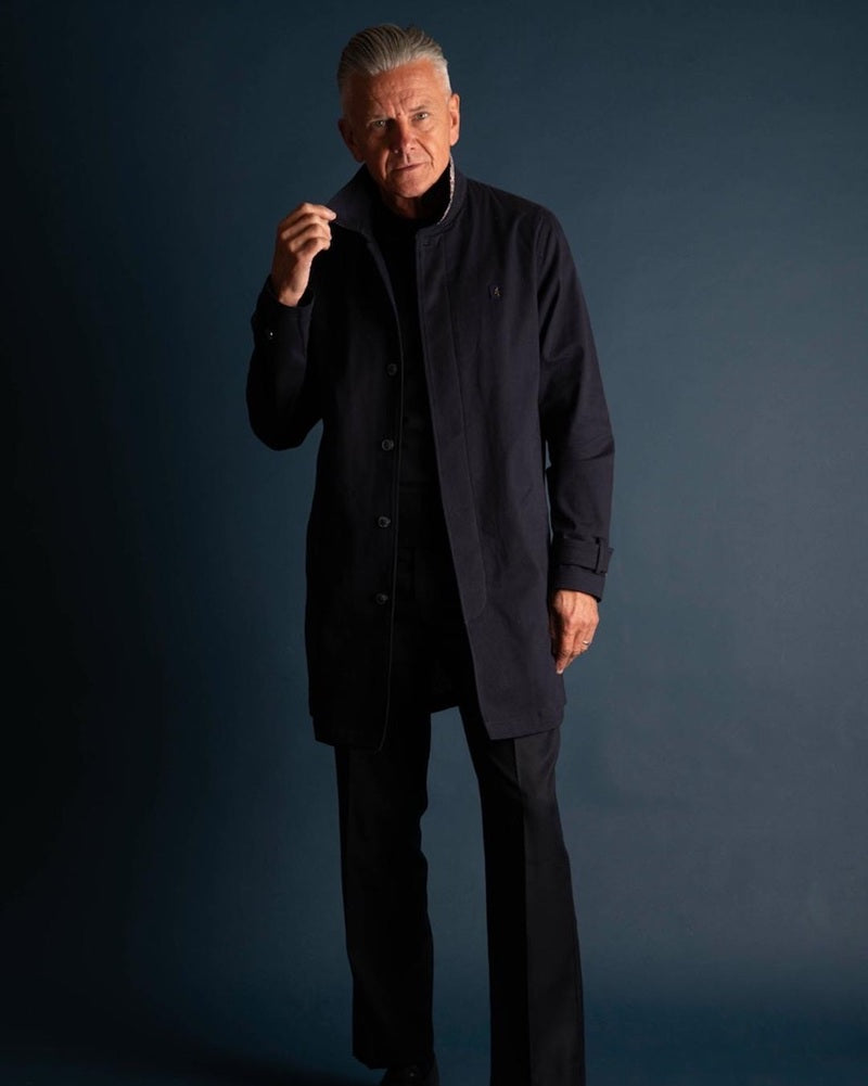 Gabicci Vintage HOUGHTON Mac Navy