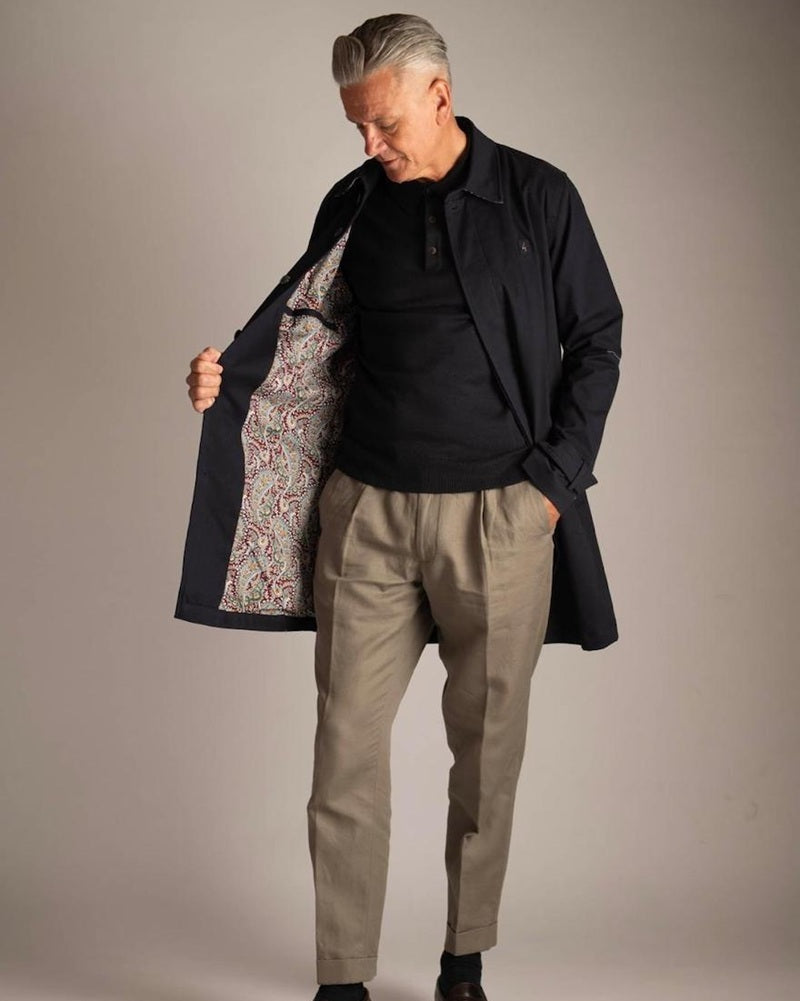 Gabicci Vintage HOUGHTON Mac Navy