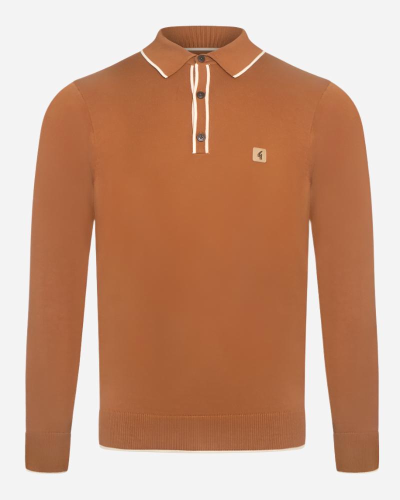 Gabicci Vintage LINEKER Polo Walnut