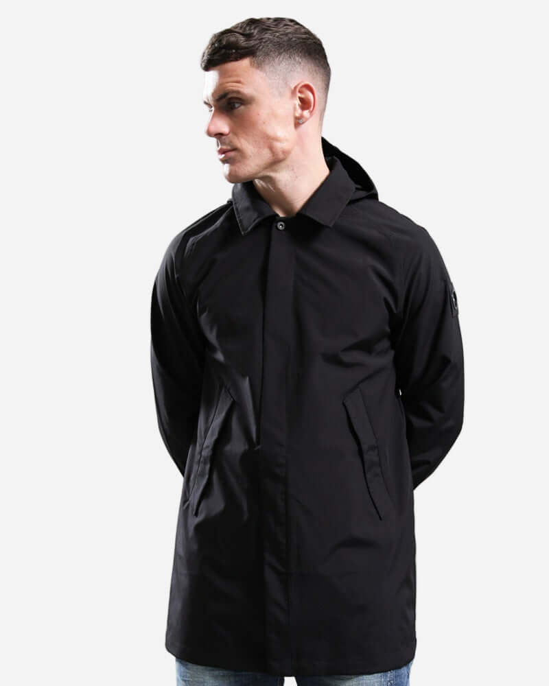 Marshall Artist BRUNSWICK Trench Coat Black