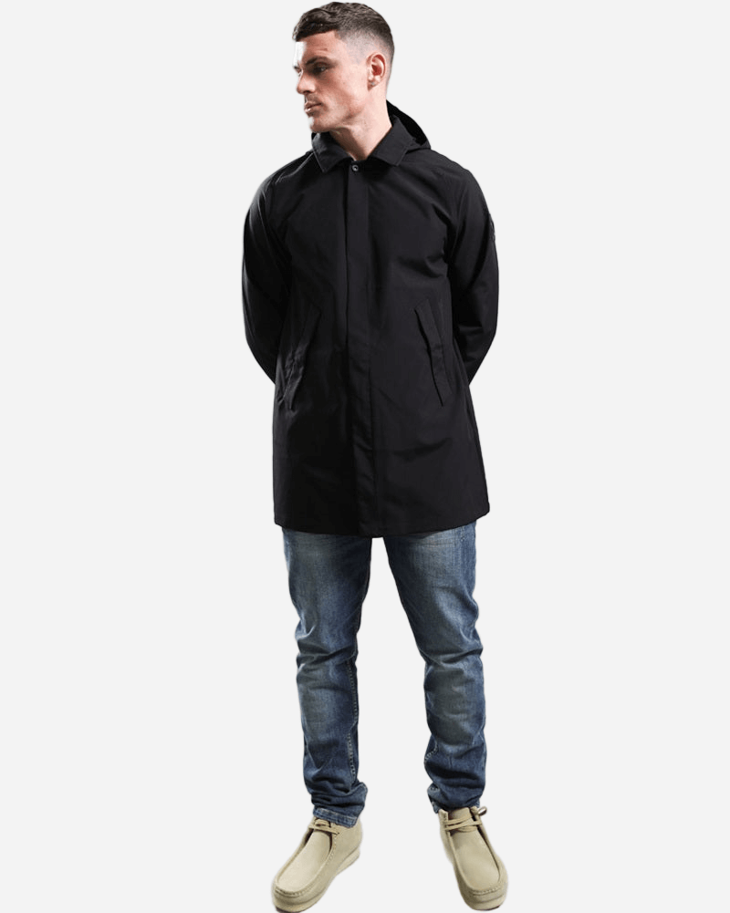 Marshall Artist BRUNSWICK Trench Coat Black