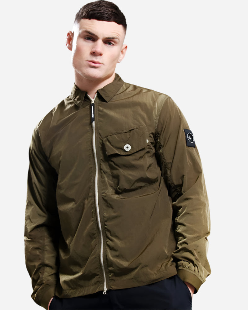 Marshall Artist KRINKLE Nylon Overshirt Khaki Marshall Artist