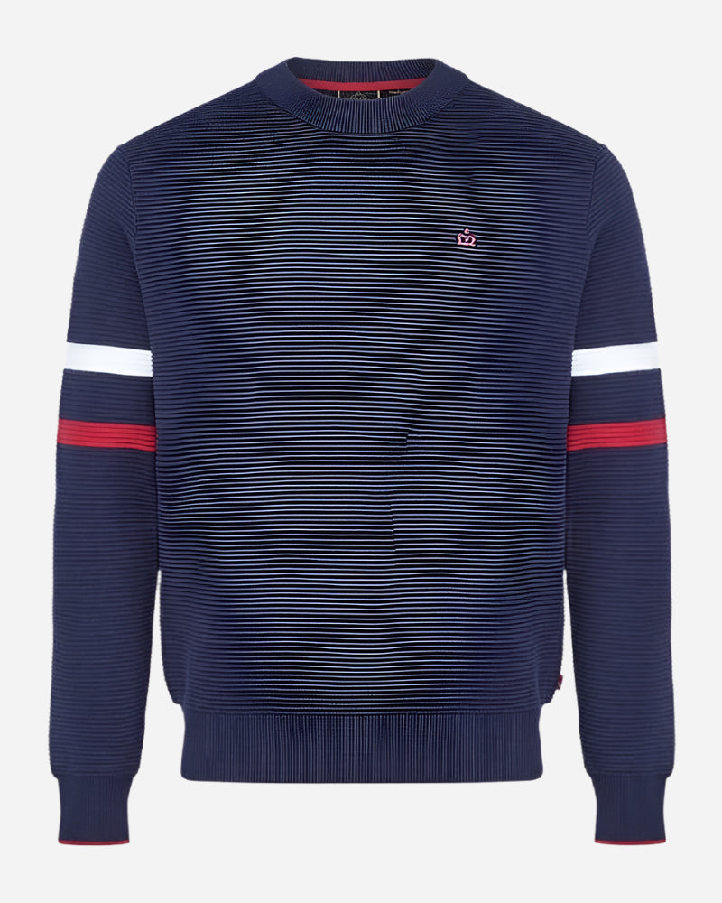 Merc London Clothing MEDWAY Navy Merc Clothing