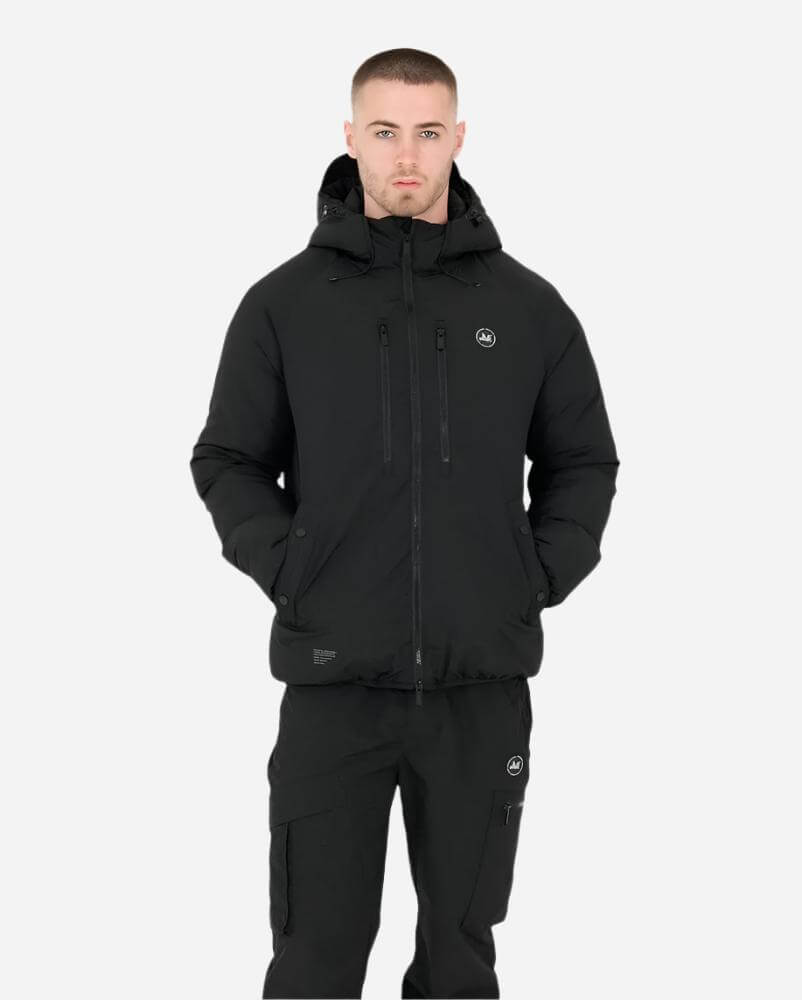 hooligan jacket with goggles Peaceful Hooligan WYATT Jacket Black M