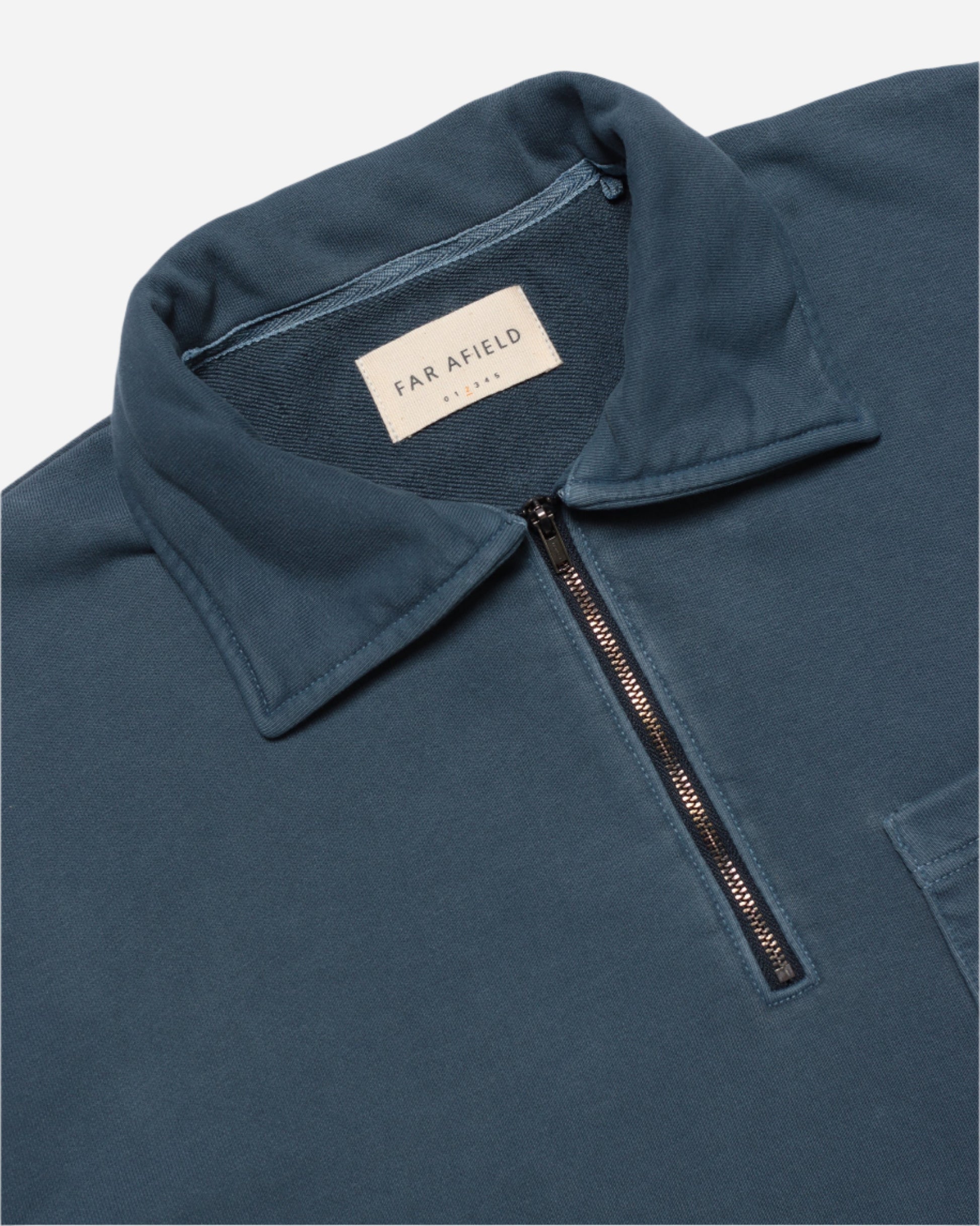 Far Afield POPOV Zip Top Navy Pigment Dye Far Afield