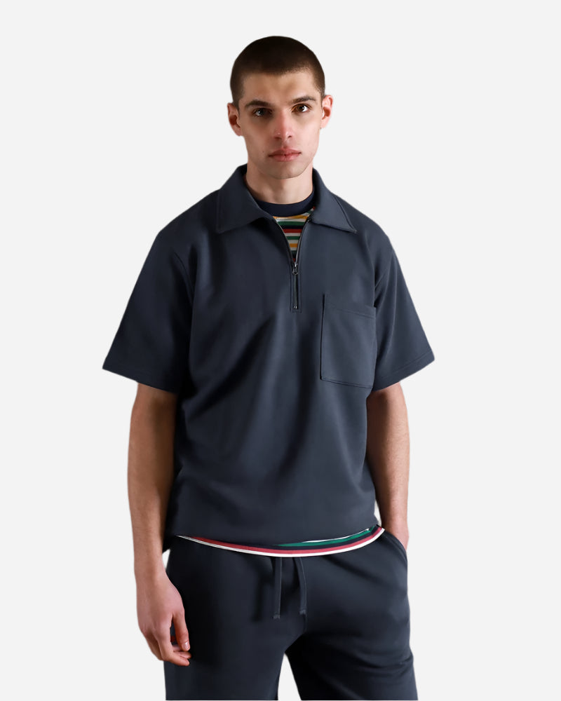 Far Afield POPOV Zip Top Navy Pigment Dye Far Afield