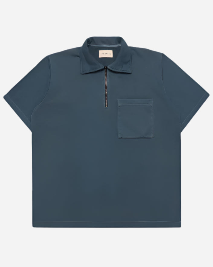 Far Afield POPOV Zip Top Navy Pigment Dye Far Afield