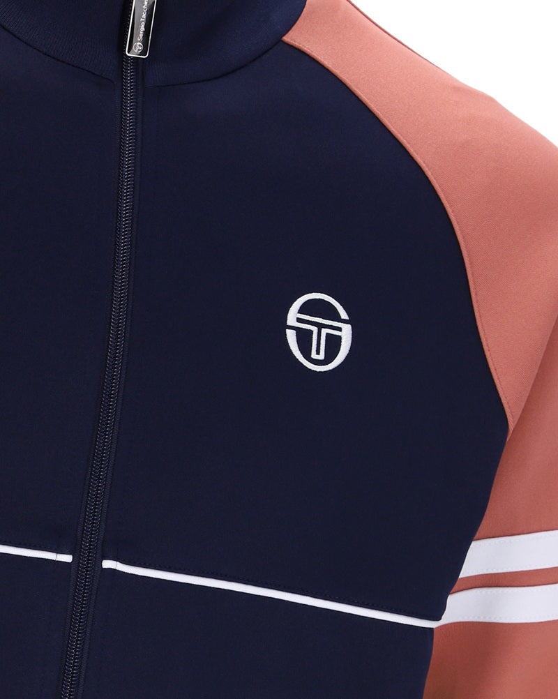 Sergio Tacchini ORION Track Top Maritime Blue/Mahogany/White