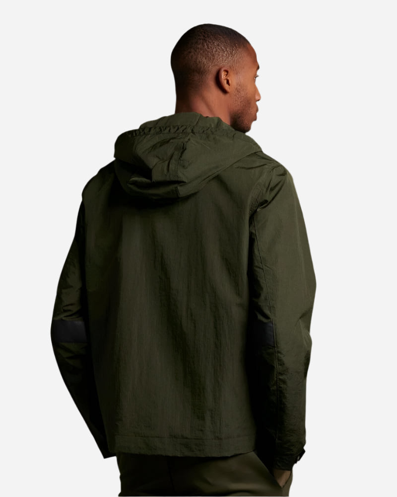 Lyle and Scott Casuals HOODED JACKET Trek Green