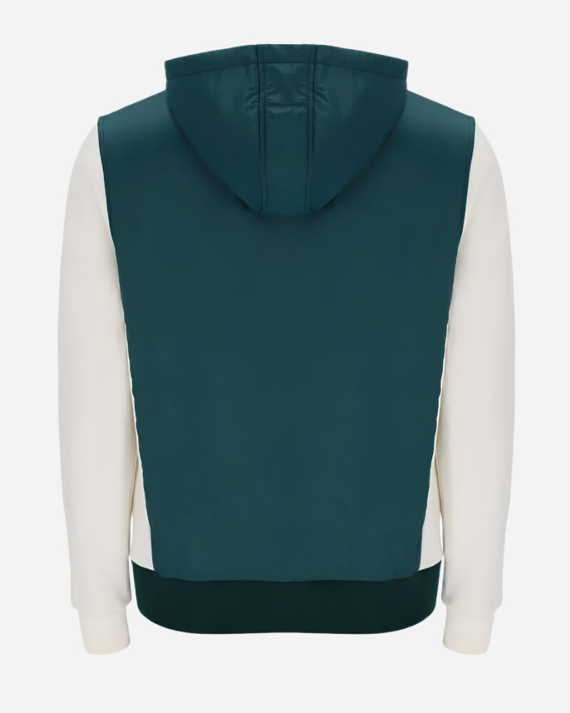 FILA Marble Fleece Hoodie Botanical Green/Gardenia FILA